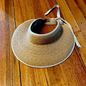 Helen Kaminski Mai Natural Visor Hat
